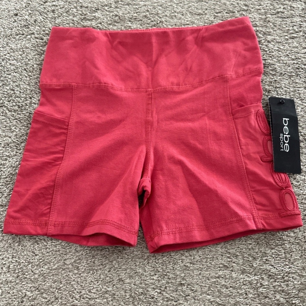 Bebe Sport Women's Mesh Pocket Short